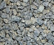 Grey granite crushed aggregate